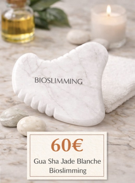 Bioslimming Gua Sha jade blanche